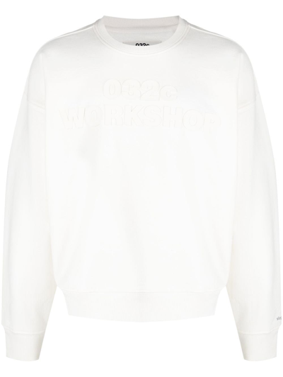 032c Tonal Logo-print Sweatshirt In Neutrals