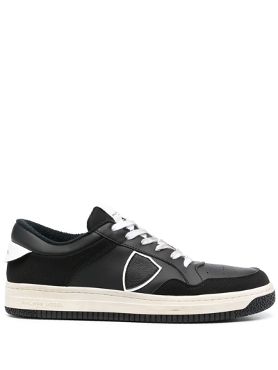 Philippe Model Paris Lyon Ble Low-top Sneakers In Black