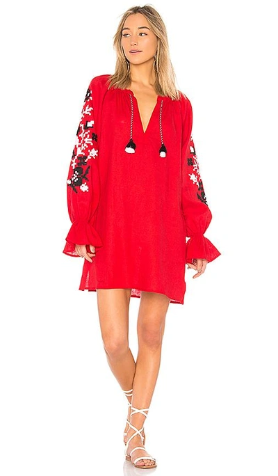 March11 Adele Mini Dress In Red