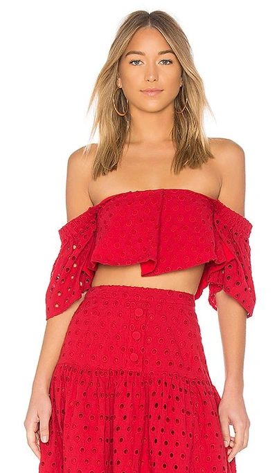 Paper London Plage Pacific Top In Red
