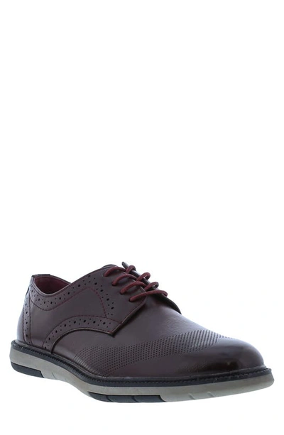 English Laundry Penn Wingtip Derby In Wine