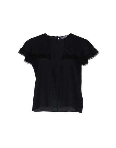 Red Valentino Blouses In Black