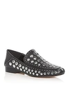 1.state Women's Flintia Embellished Leather Apron Toe Loafers In Black