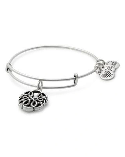 Alex And Ani Path Of Life Adjustable Wire Bangle (nordstrom Exclusive) In Russian Silver