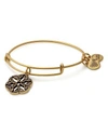 Alex And Ani Endless Knot Bracelet In Russian Gold