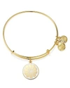 Alex And Ani Zest For Life Expandable Wire Bracelet In Shiny Gold