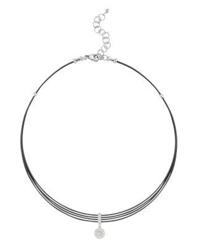 Alor Diamond Choker Necklace, 13 In Black