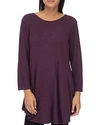 B Collection By Bobeau Brushed Tunic Top In Berry