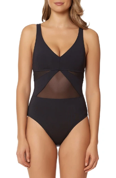 Bleu Rod Beattie Bleu By Rod Beattie Strappy Back One-piece Swimsuit In Black