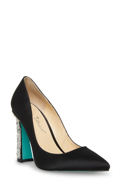 Betsey Johnson Corie Pointed Toe Pump In Black