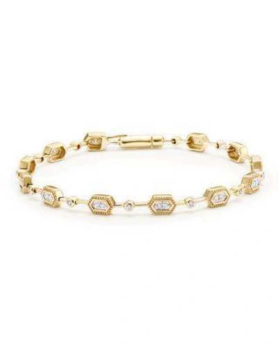 Bloomingdale's Diamond Geometric Bracelet In 14k Yellow Gold, .33 Ct. T.w. - 100% Exclusive