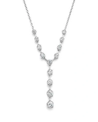 Bloomingdale's Diamond Y Necklace In 14k White Gold,.50 Ct. T.w. - 100% Exclusive
