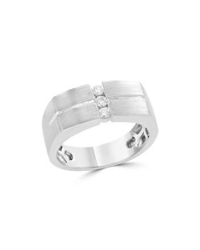Bloomingdale's Diamond Men's Band In 14k White Gold, .20 Ct. T.w. - 100% Exclusive