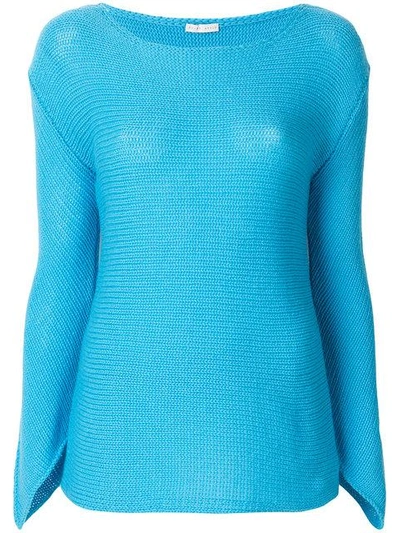 Borgo Asolo Cashmere Long-sleeve Jumper In Blue