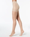 Calvin Klein Hosiery Women's Sheer Essentials Stretch Control-top Pantyhose Sheers In Buff