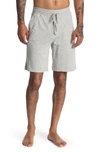 Daniel Buchler Recycled Cotton Blend Lounge Shorts In Grey
