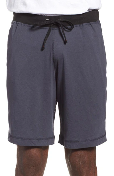 Daniel Buchler Peruvian Pima Cotton Lounge Shorts In Ink