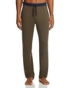 Daniel Buchler Peruvian Pima Cotton Lounge Pants In Dark Army