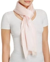Echo Hammered Wrap Scarf In Pink