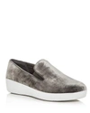 Fitflop Superskate Slip-on Sneaker In Silver