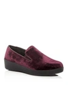 Fitflop Superskate Slip-on Sneaker In Deep Plum