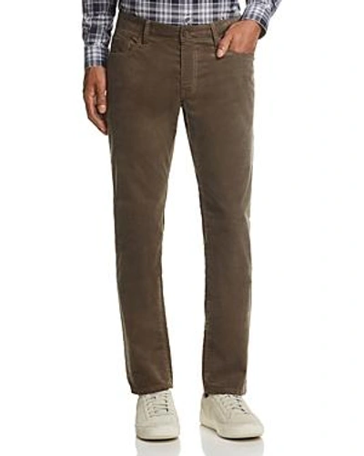 Flag & Anthem Ralston Straight Fit Corduroy Pants In Olive Green