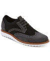 G.h. Bass & Co. Men's Buck 2.0 Plain-toe Knit Oxfords Men's Shoes In Black