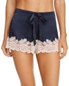 Ginia Pick & Mix Lace Shorts In Navy/pink