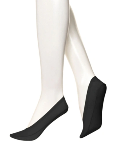 Hue Women's Perfect Edge Liner Socks U12763 In Black