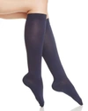 Item M6 Opaque Knee-high Compression Socks In Marine