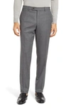 Jack Victor Pablo Marled Dress Pants In Grey