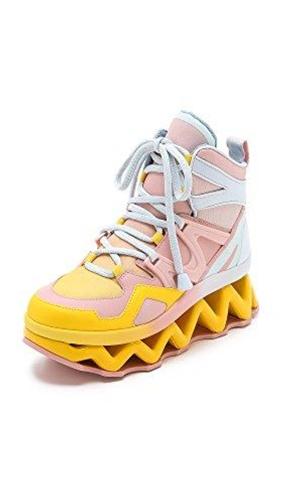 lort kim Termisk Marc By Marc Jacobs Ninja' Zigzag Rubber Platform Sneakers In Sunset Multi  | ModeSens