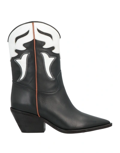 Angelo Bervicato Ankle Boots In Black | ModeSens