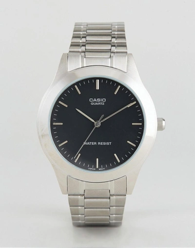 Casio Mtp1128a-1a Silver Stainless Steel Strap Watch