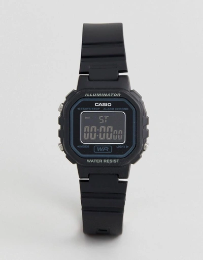 Casio La20wh-1b Digital Watch In Black - Black
