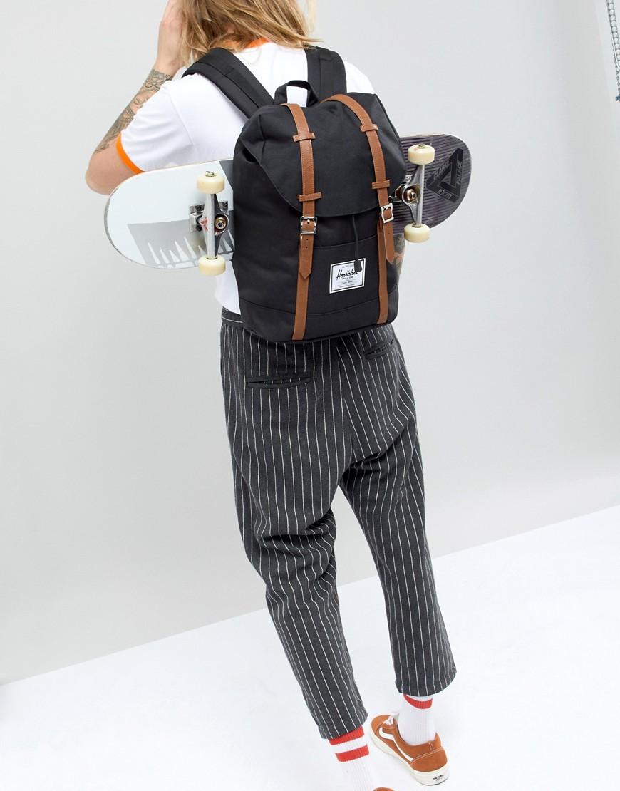 herschel retreat backpack black