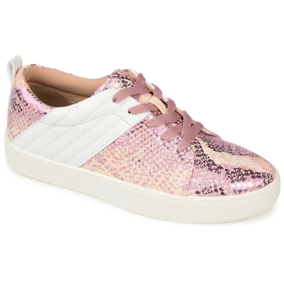 Journee Collection Collection Women's Tru Comfort Foam Raaye Sneakers In Pink