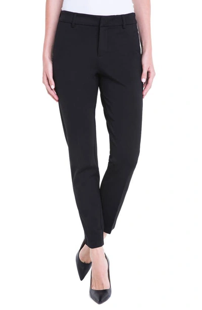 Liverpool Abby Skinny Silky Soft Jean In Black Rinse