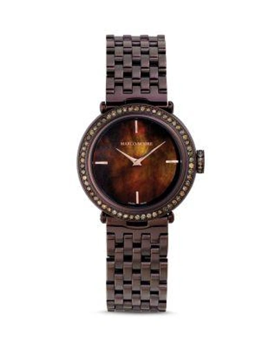 Marco Moore Swiss Movement Watch, 35mm In Brown
