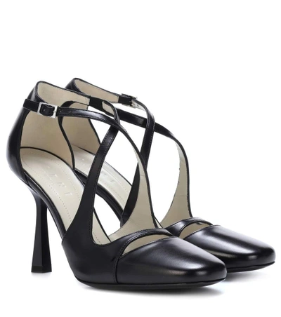 Marni Leather Pumps In Black