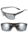 Maui Jim Men's Byron Bay Polarized Mirrored Wrap Sunglasses, 62mm In Marlin/ Neutral Grey
