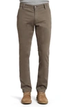 Mavi Johnny Chino Slim-fit Pants In Dusty Olive Twill