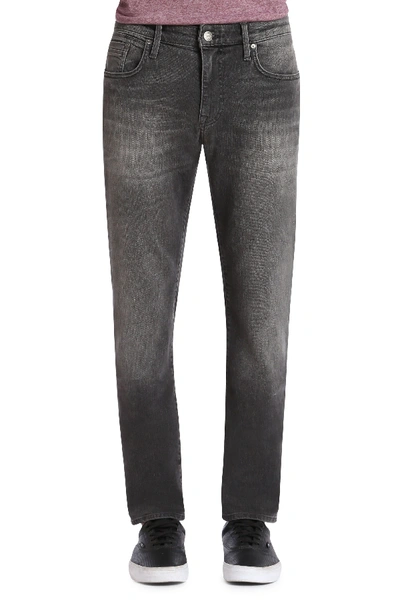 Mavi Jake Slim Fit Jeans In Gray In Grey Distressed Williamsburg