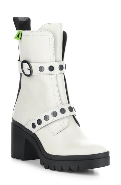 Fly London Tama Bootie In Off White Nausica