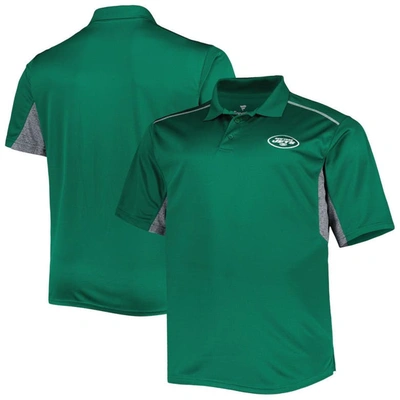 Profile Men's Green New York Jets Big And Tall Team Color Polo Shirt