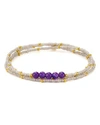 Me To We Rafiki Wrap Bracelet In Purple