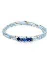 Me To We Rafiki Wrap Bracelet In Blue