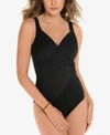 Miraclesuit New Revelations Underwire One-piece Swimsuit Women's Swimsuit In Black