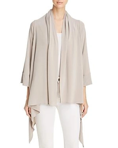 Nally & Millie Open Waterfall Cardigan In Rock