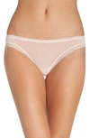 On Gossamer Next To Nothing Hip G Thong In Blush